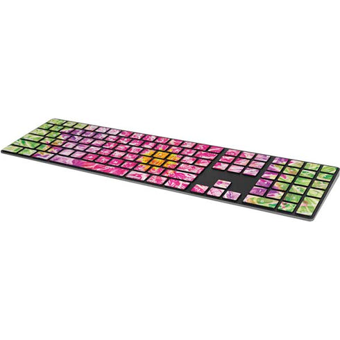 Ginseng Flower Magic Keyboard with Numeric Keypad Skin