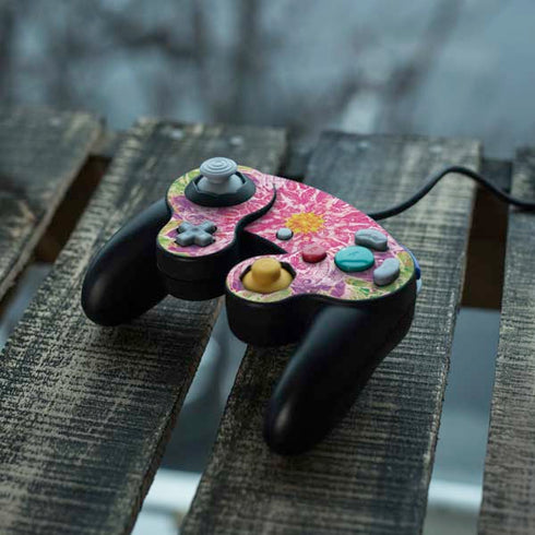 Ginseng Flower Nintendo GameCube Controller Skin