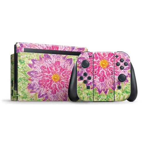 Ginseng Flower Nintendo Switch Bundle Skin