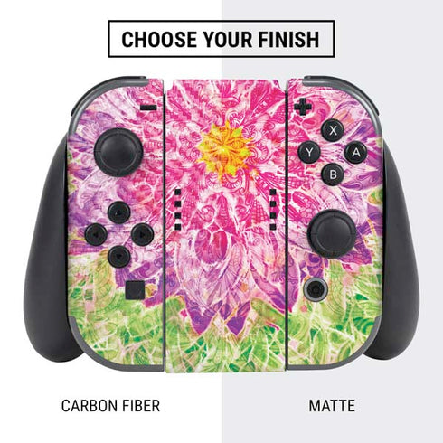 Ginseng Flower Nintendo Switch Bundle Skin