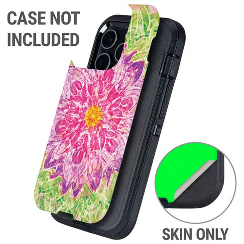 Ginseng Flower Otterbox Defender iPhone Skin