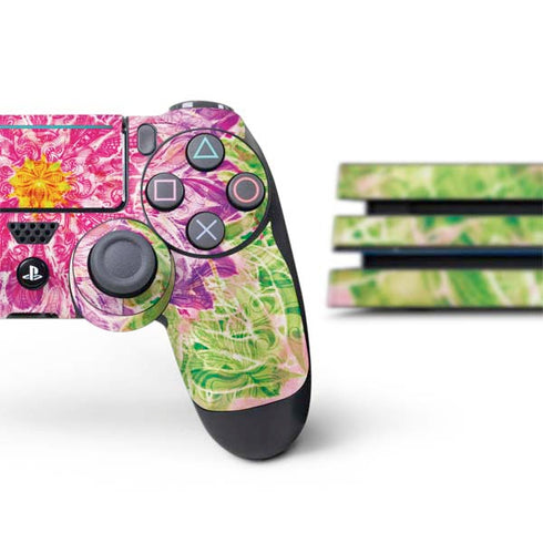 Ginseng Flower PS4 Pro Bundle Skin