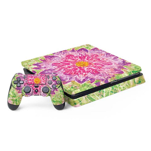 Ginseng Flower PS4 Slim Bundle Skin