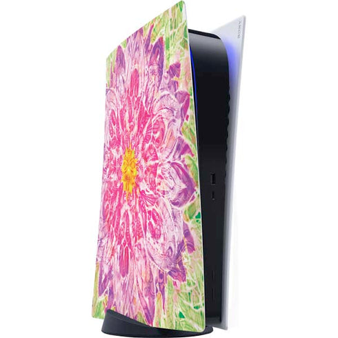 Ginseng Flower PS5 Digital Edition Console Skin