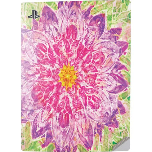 Ginseng Flower PS5 Digital Edition Console Skin