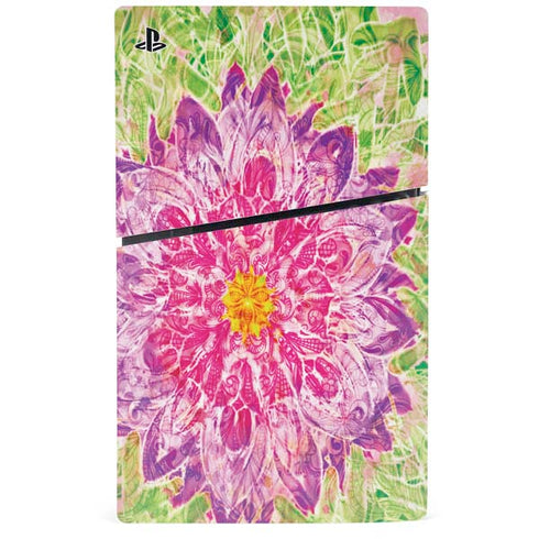 Ginseng Flower PS5 Slim Disk Console Skin