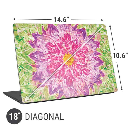 Ginseng Flower Universal Laptop 18in (14.6 x 10.6in) Skin