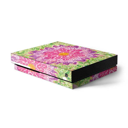 Ginseng Flower Xbox One X Console Skin