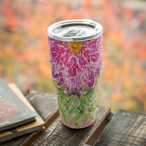 Ginseng Flower Yeti 30oz Rambler Tumbler Skin