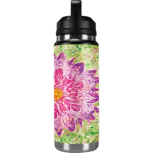Ginseng Flower YETI Rambler 26oz Bottle Skin
