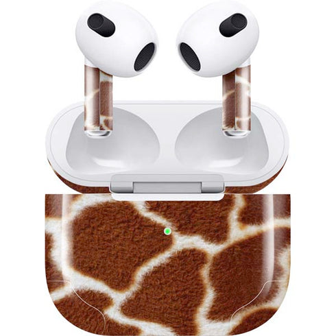 Giraffe Animal Print Apple AirPods (3rd Gen 2021) Skin