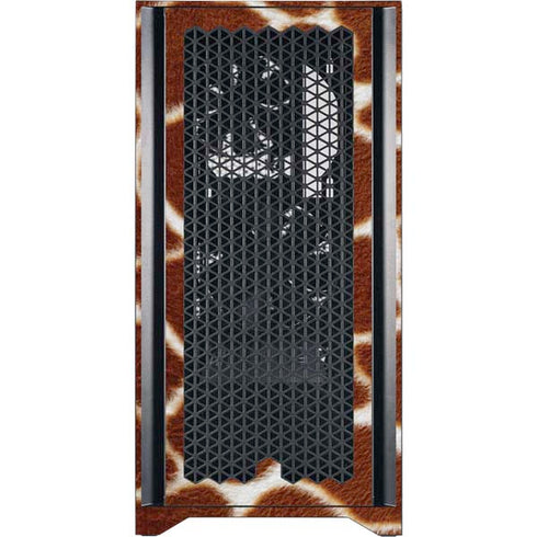 Giraffe Animal Print Corsair 4000D Tempered Glass Mid-Tower ATX Case Skin