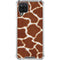 Giraffe Animal Print Galaxy A12 Clear Case