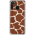 Giraffe Animal Print Galaxy A21 Clear Case