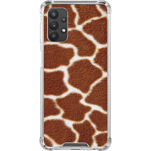 Giraffe Animal Print Galaxy A32 5G Clear Case