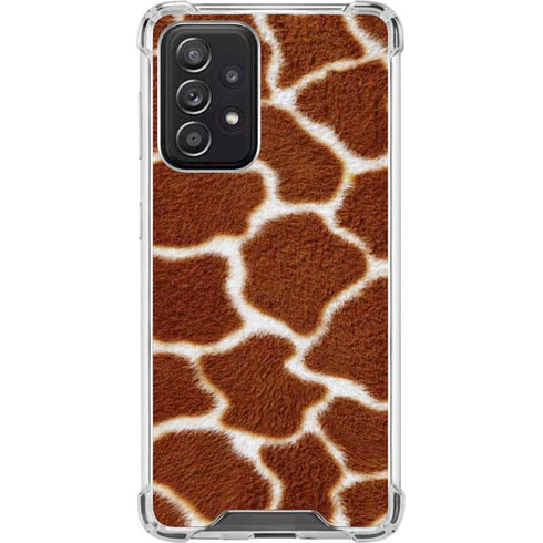 Giraffe Animal Print Galaxy A52 5G Clear Case