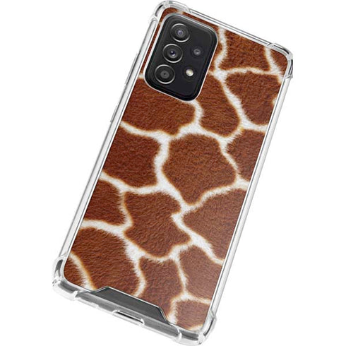 Giraffe Animal Print Galaxy A52 5G Clear Case