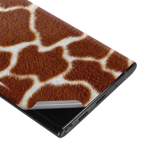 Giraffe Animal Print Galaxy Note 10 Plus Skin