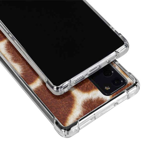 Giraffe Animal Print Galaxy Note20 5G Clear Case