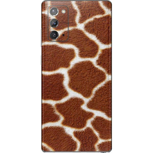 Giraffe Animal Print Galaxy Note20 5G Skin