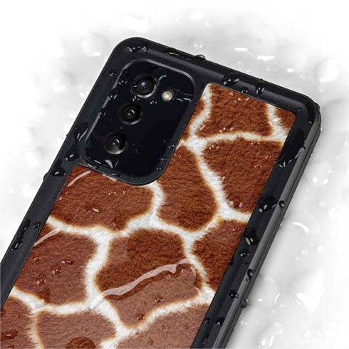 Giraffe Animal Print Galaxy Note20 5G Waterproof Case