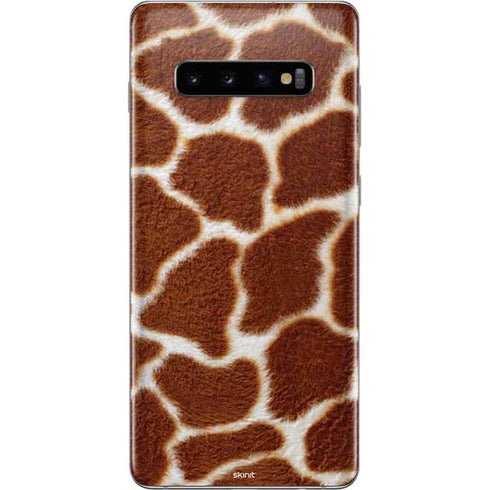 Giraffe Animal Print Galaxy S10 Plus Skin