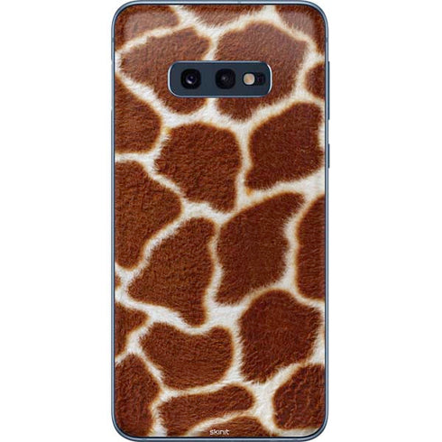 Giraffe Animal Print Galaxy S10e Skin