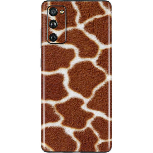 Giraffe Animal Print Galaxy S20 Fan Edition Skin