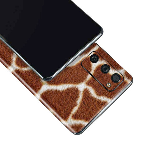 Giraffe Animal Print Galaxy S20 Fan Edition Skin