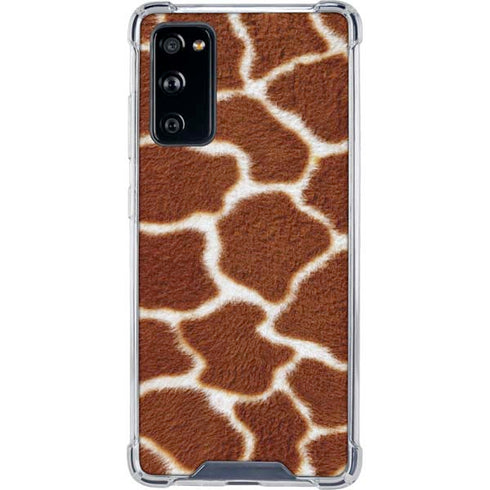 Giraffe Animal Print Galaxy S20 FE Clear Case