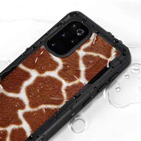 Giraffe Animal Print Galaxy S20 Plus Waterproof Case