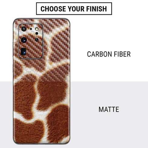 Giraffe Animal Print Galaxy S20 Ultra 5G Skin