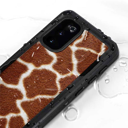 Giraffe Animal Print Galaxy S20 Waterproof Case