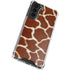 Giraffe Animal Print Galaxy S21 FE Clear Case