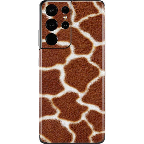 Giraffe Animal Print Galaxy S21 Ultra 5G Skin