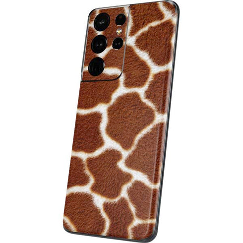 Giraffe Animal Print Galaxy S21 Ultra 5G Skin