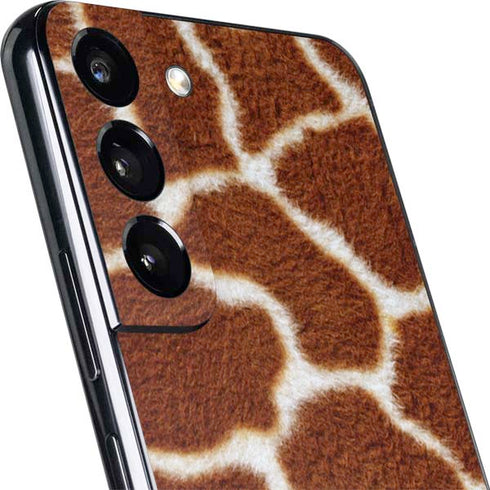 Giraffe Animal Print Galaxy S22 Skin
