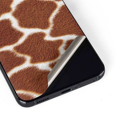 Giraffe Animal Print Galaxy S22 Skin
