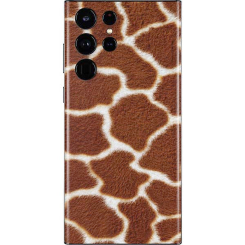 Giraffe Animal Print Galaxy S22 Ultra Skin