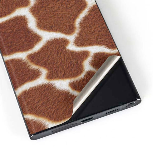 Giraffe Animal Print Galaxy S22 Ultra Skin