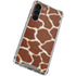 Giraffe Animal Print Galaxy S23 Plus Clear Case