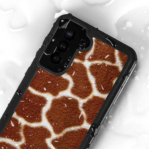 Giraffe Animal Print Galaxy S23 Waterproof Case