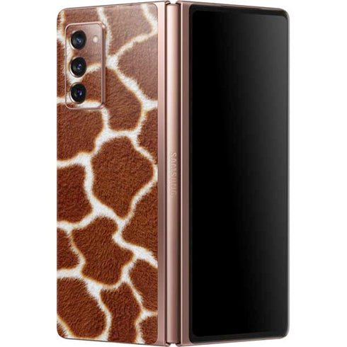 Giraffe Animal Print Galaxy Z Fold2 5G Skin