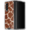 Giraffe Animal Print Galaxy Z Fold4 5G Clear Case