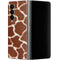 Giraffe Animal Print Galaxy Z Fold4 5G Skin