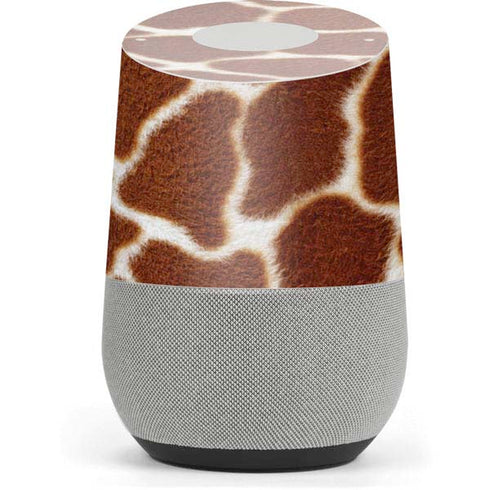 Giraffe Animal Print Google Home Skin