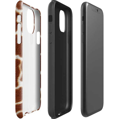 Giraffe Animal Print iPhone 11 Impact Case