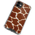 Giraffe Animal Print iPhone 12 Clear Case