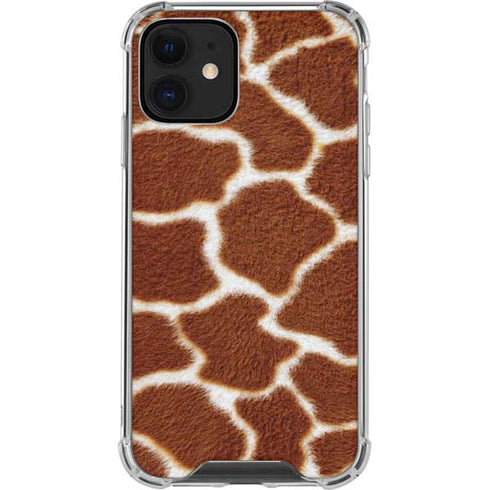 Giraffe Animal Print iPhone 12 Mini Clear Case