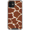 Giraffe Animal Print iPhone 12 Mini Clear Case